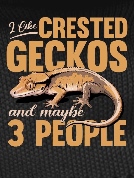 Funny Reptile Crested Gecko