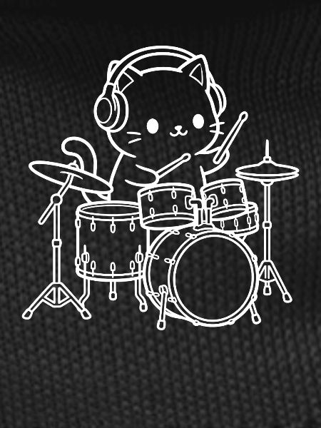Kawaii Cats Drummer