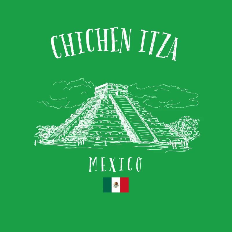 Pyramide de Chichen Itza, Mexique