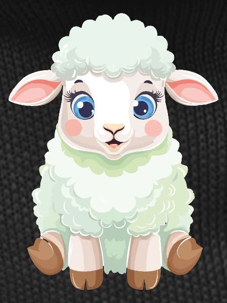 Pastel Lamb Fluffy