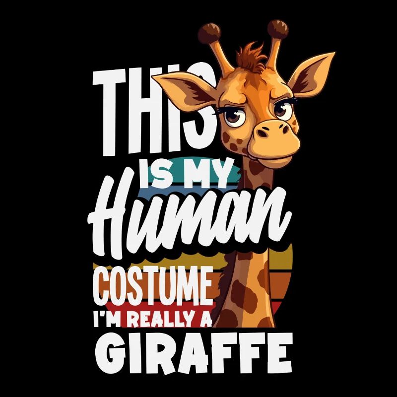 Das ist mein Menschen Kostüm Giraffe
