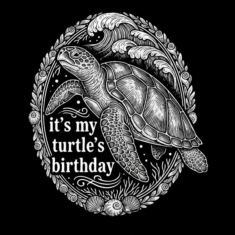 C’est l’anniversaire de ma tortue