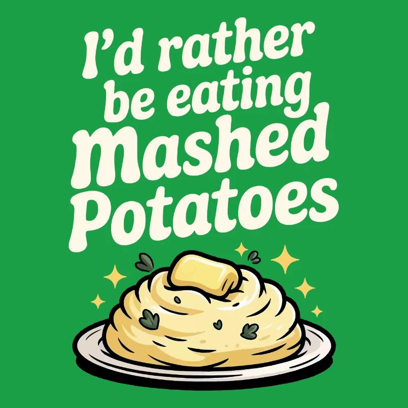 I'd rather eat mashed potatoes