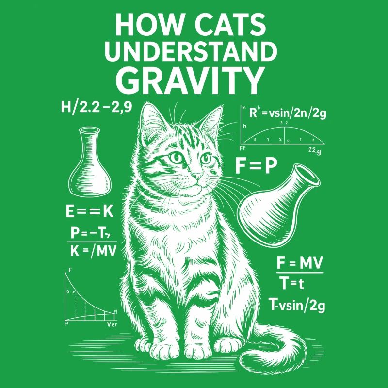 Physics Cats Sayings Math Joke Physics Gift