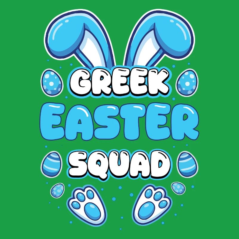 Greek Easter Squad Pascha Happy Easter