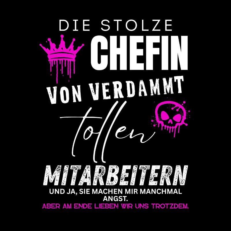 Stolze Chefin von verdammt tollen Mitarbeitern