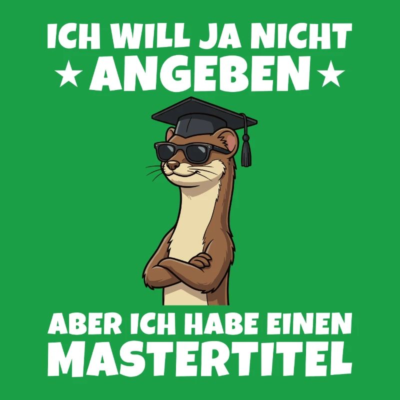 Mastertitel geschafft Wiesel Studium Abschluss