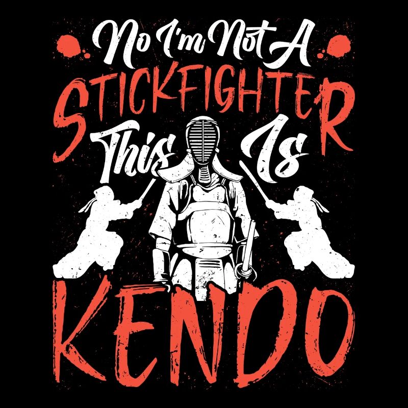 Instructeur de kendo Sinobi Sticks Swordsman de kendo.