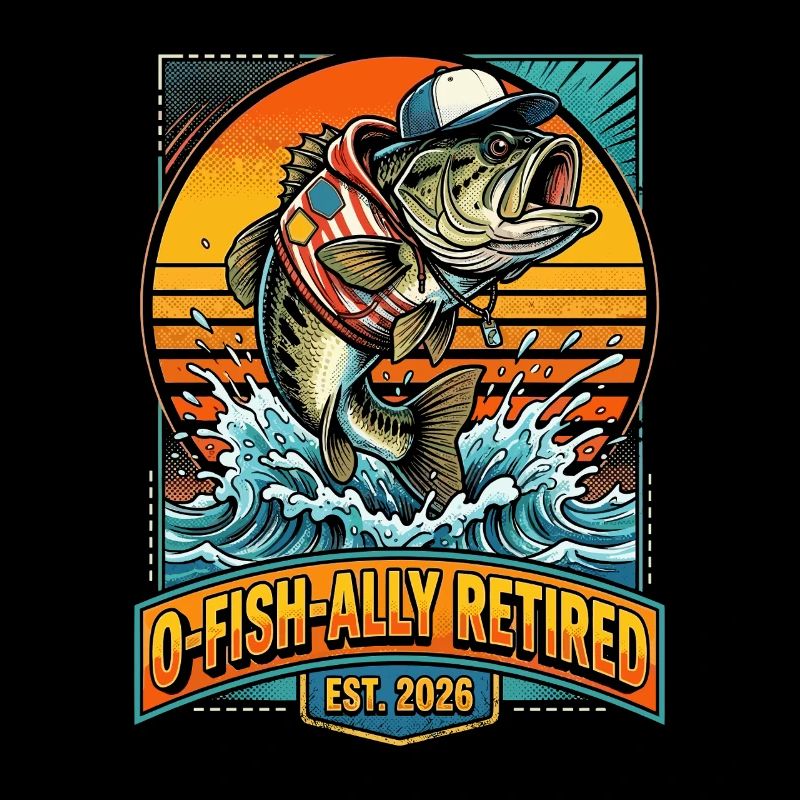 O-Fish-ally Retired Angler Retro