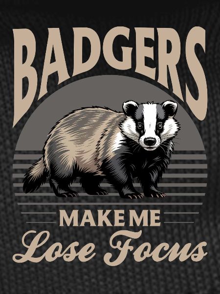 Funny Animal Badger