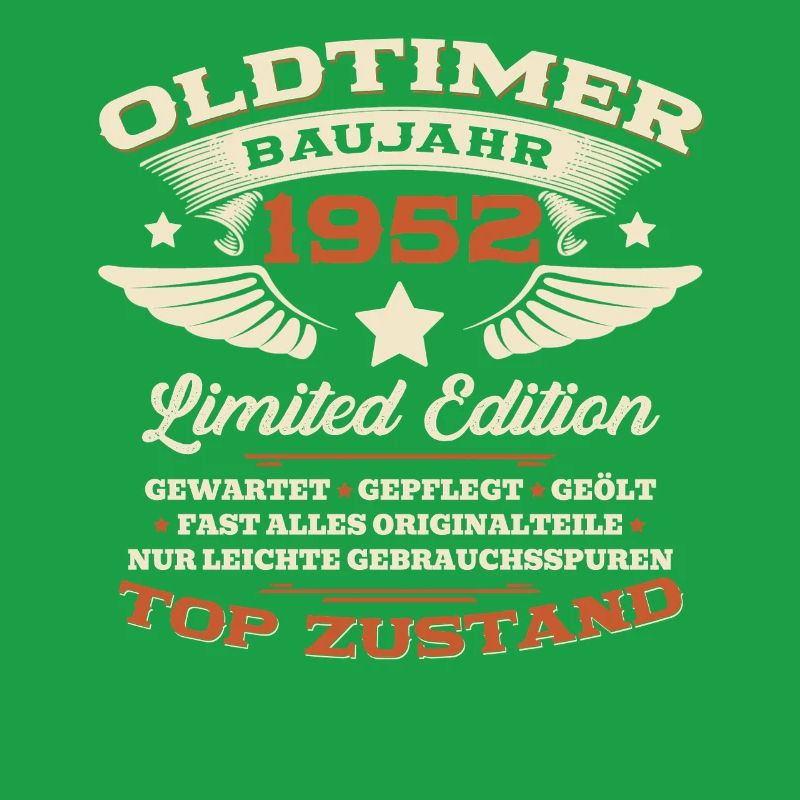 74. Geburtstag Geschenk Mann Oldtimer 1952 Legende