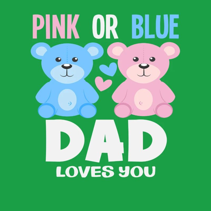 Pink Oder Blau Papa Liebt Dich