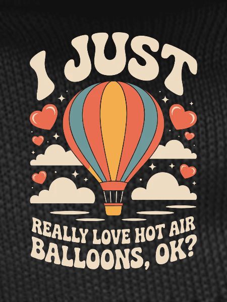 Balloon love in the sky