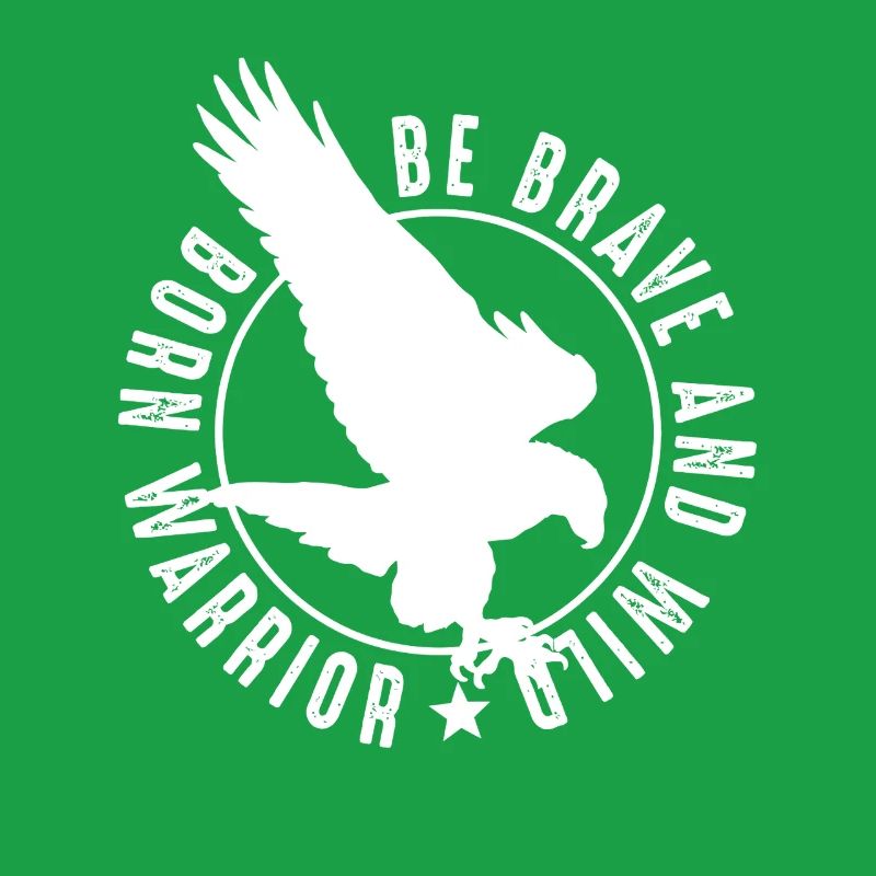 Brave Warrior Eagle Emblem