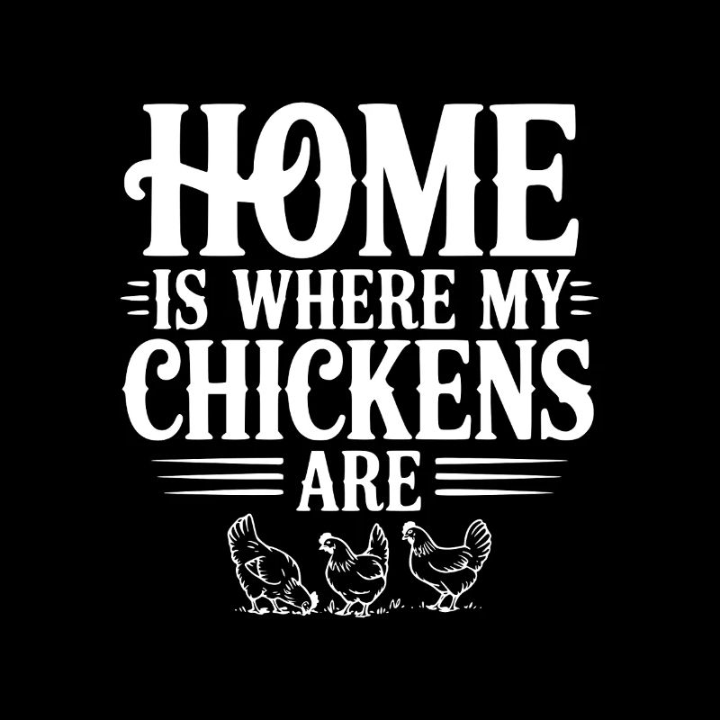 La maison, c’est là où sont mes poules