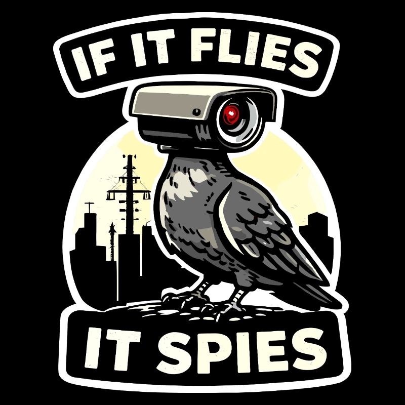 Raven with Camera Spy Design