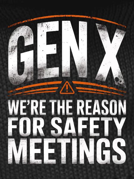 Gen X Security Meetings Saying