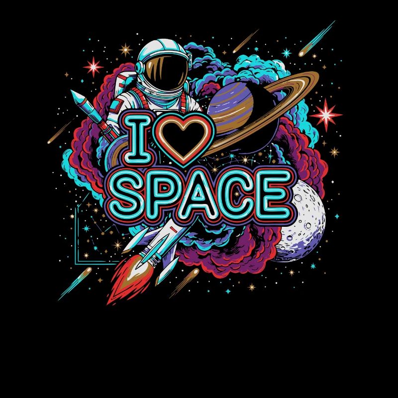 I Love Space Astronaut