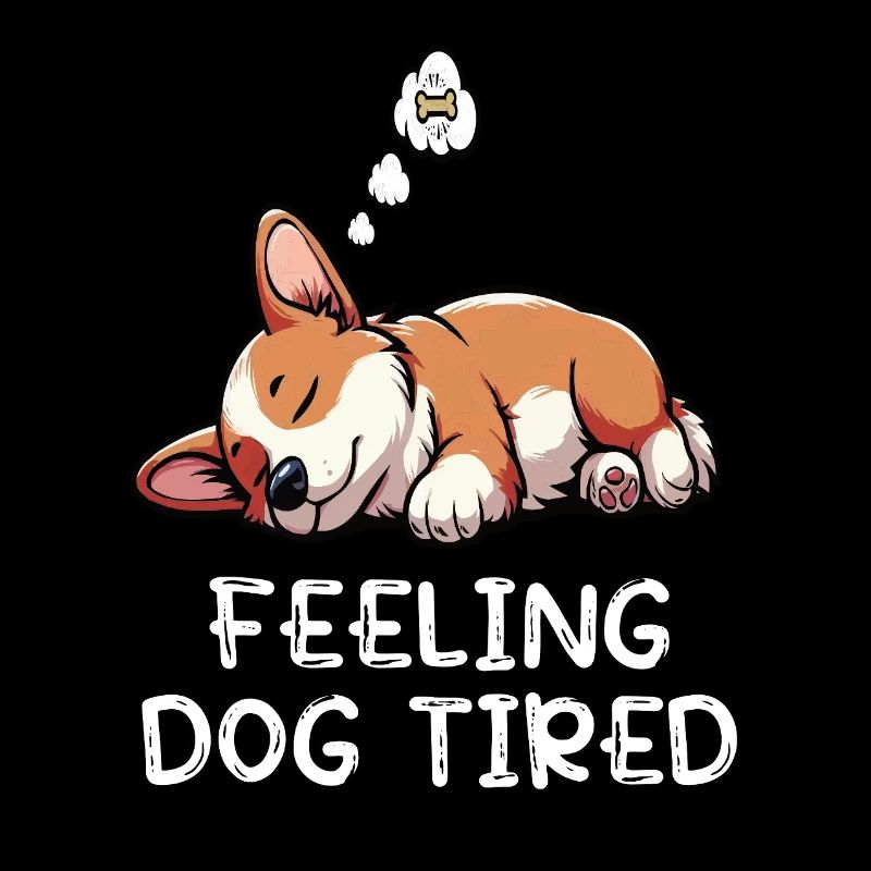 Feeling Dog Tired Corgi Corgis Welsh Corgi 