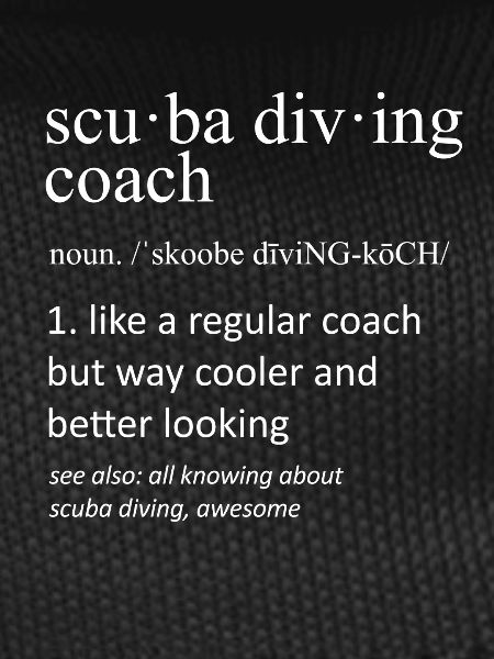 Scuba Diving Coach Definition Diver