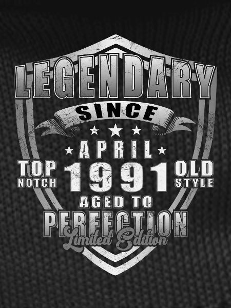 Legendary since April 1991 Shield