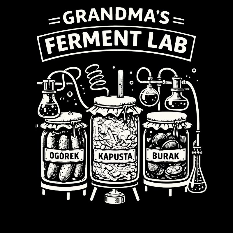 Le laboratoire de fermentation de grand-mère Humour poloné aux cornichons