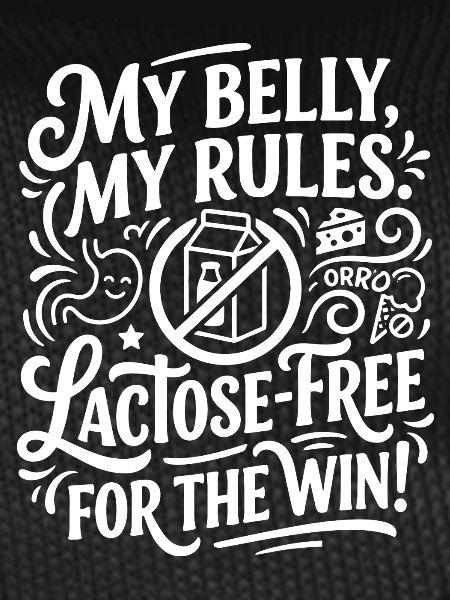 Lactose-free Belly Rules Humor