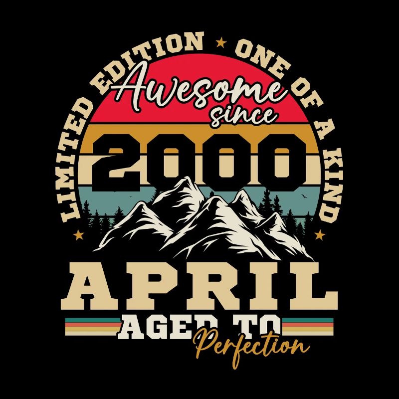 April 2000 Vintage-Geburtstagsgeschenk