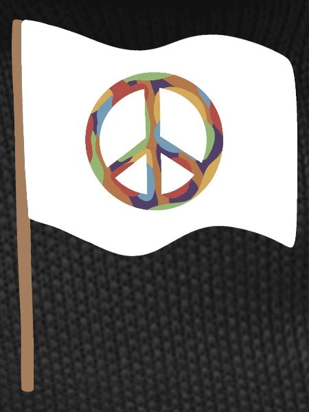 Kaleido Peace Symbol Flag