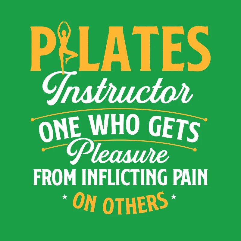 Instructeur de Pilates Définition de la douleur Humour