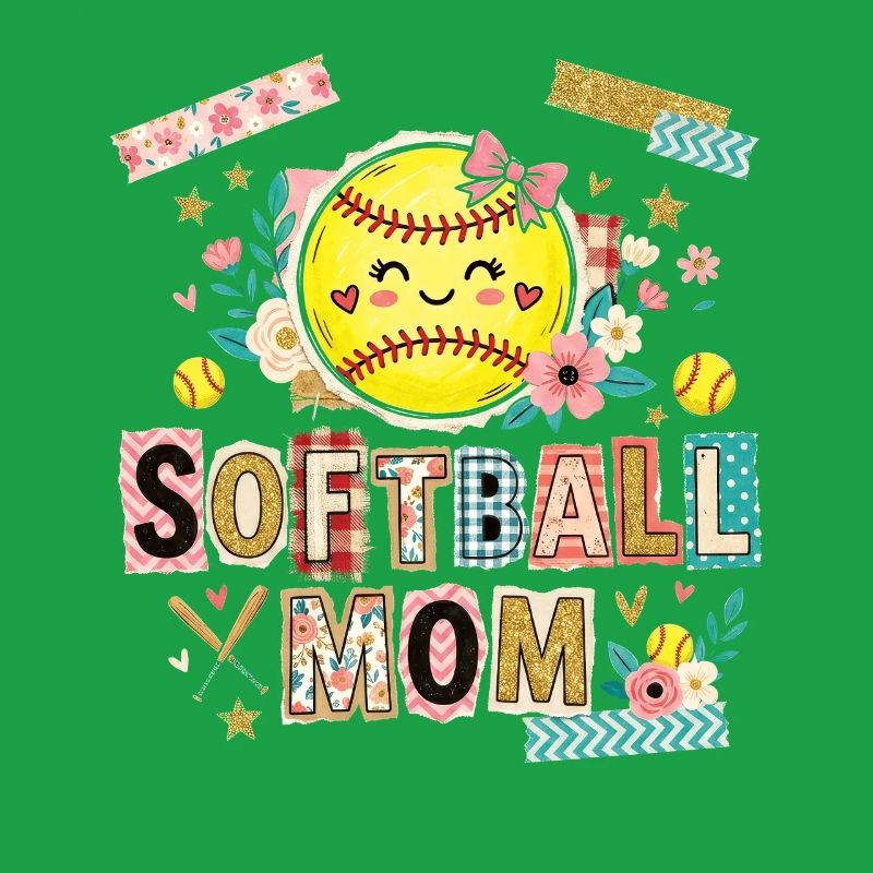 Note de rançon Maman de softball Mère