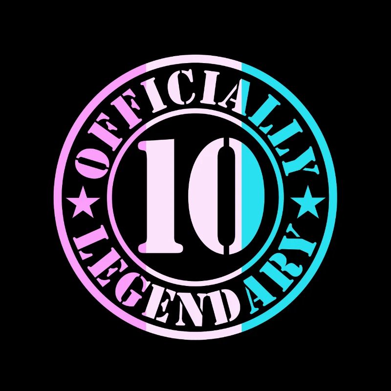 10. Geburtstag Junge Mädchen Legende Level 10