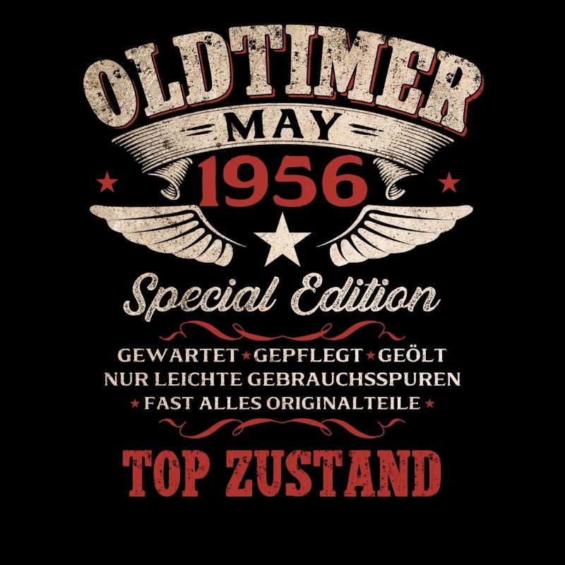 70. Geburtstag Geschenk Mann Oldtimer Mai 1956