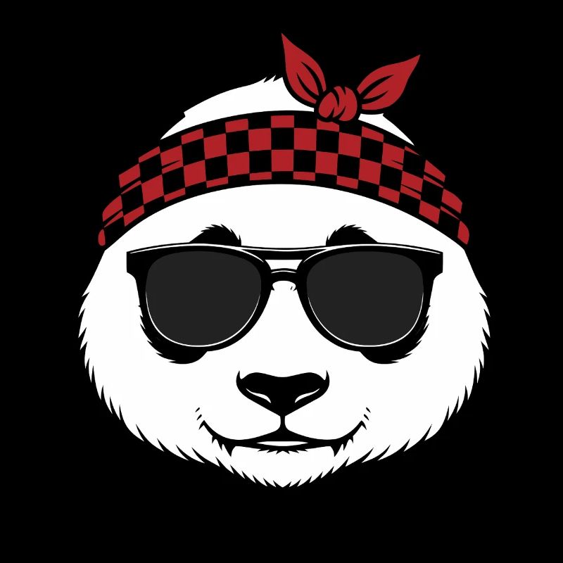 Cool Panda Bear Sunglasses