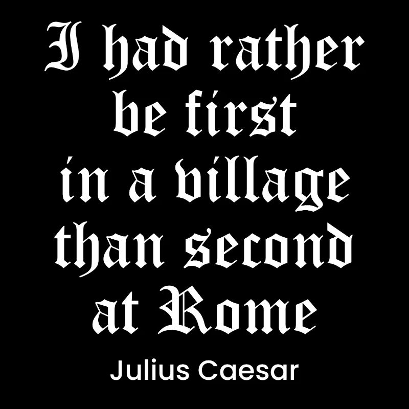 Caesar quote on being famous
