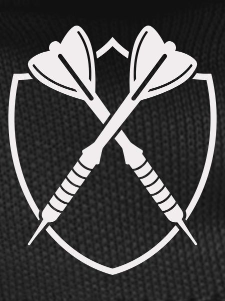 Darts Shield Cross – Precision Symbol