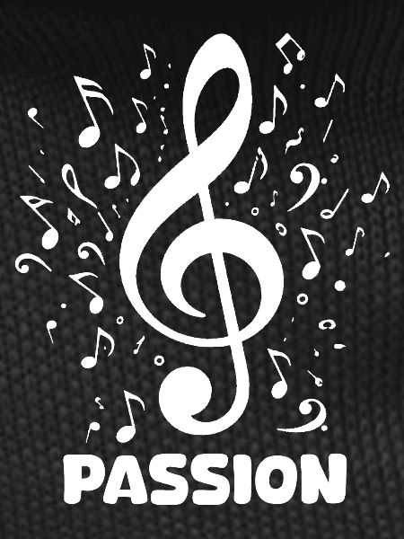 PASSION clef music design