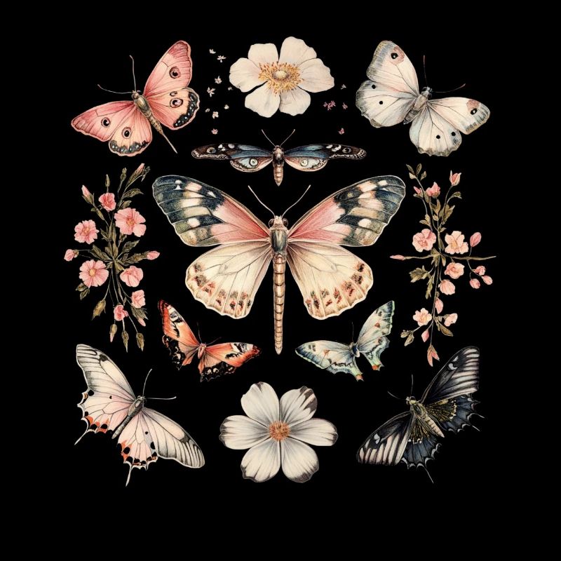 Boho-Cottagecore-Monarchfalter