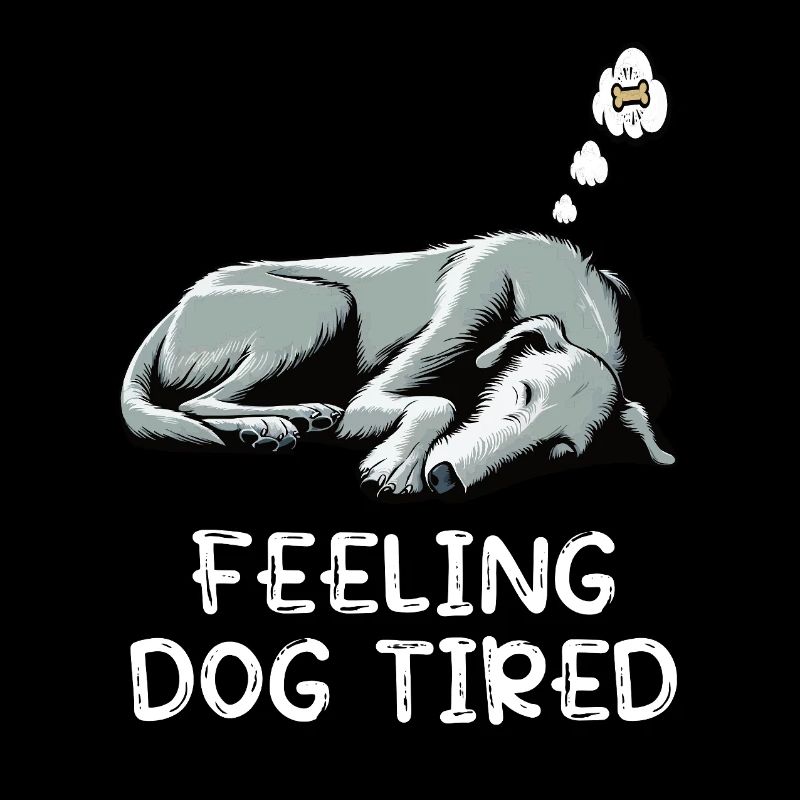 Feeling Dog Tired Irischer Wolfshund Wolfshunde