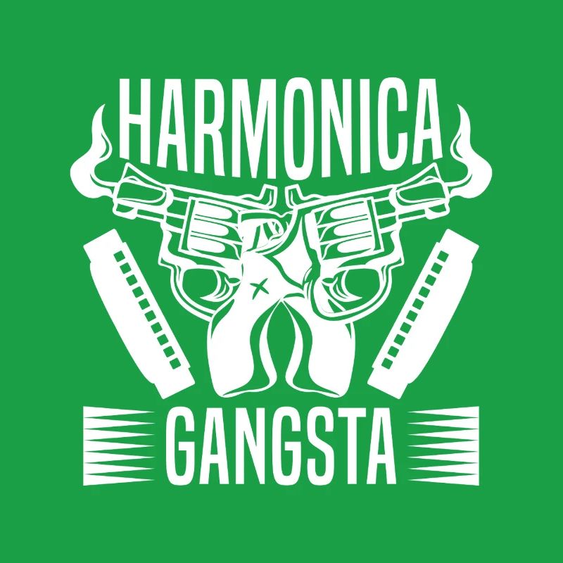 Harmonica Musican Gangsta Harmonica