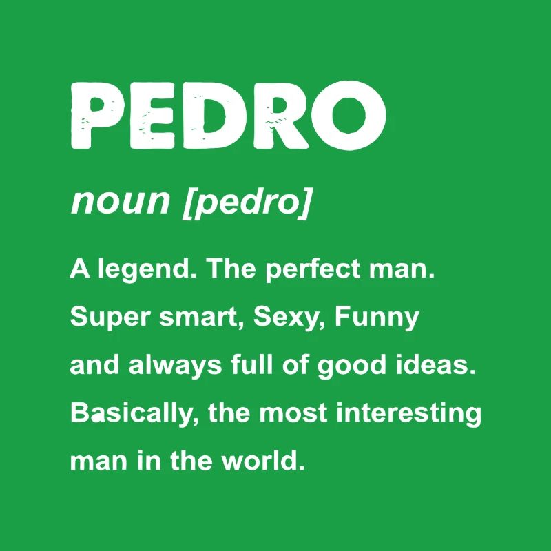 Pedro Legend Typography Tee