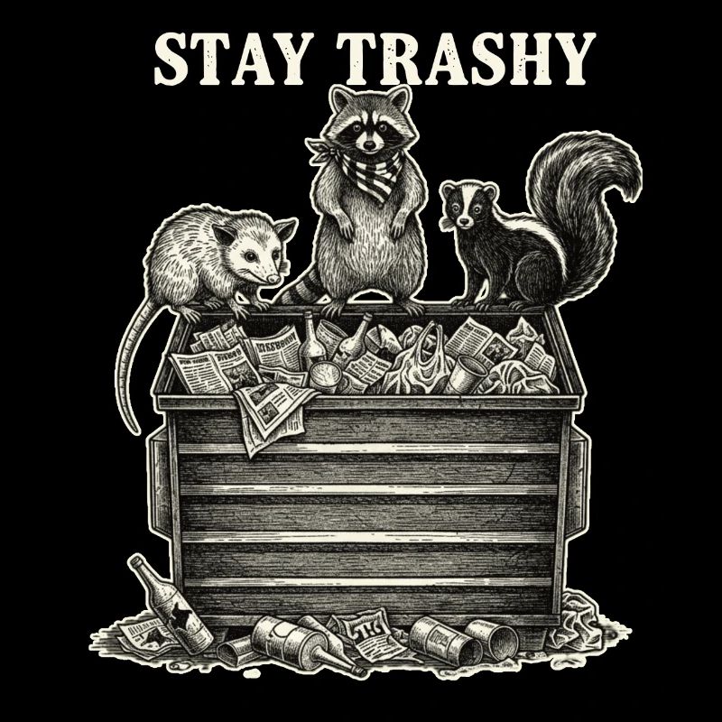 Reste Raton laveur Opossum Skunk