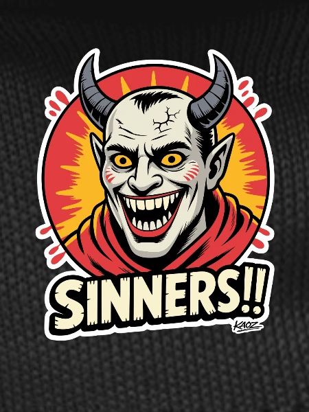 Demonic Grin Sinners Graphic