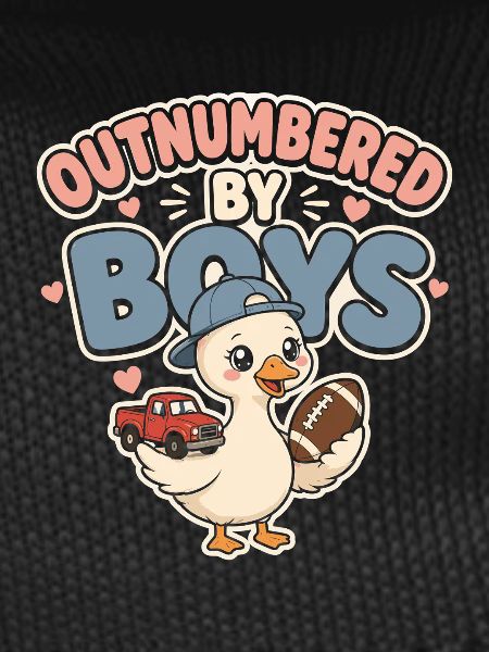 Outnumbered by Boys Duck