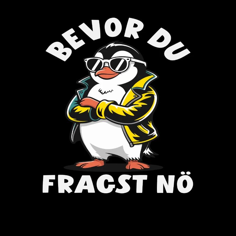 Before you ask: Nope Penguin Leather Jacket