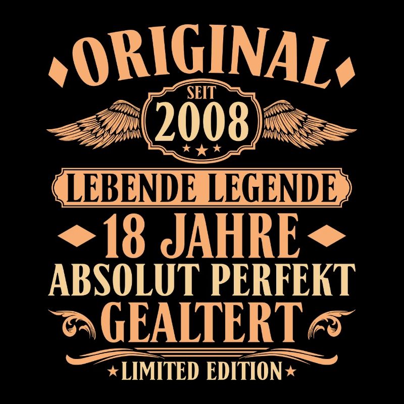 Original seit 2008 - 18. Geburtstag Geschenkidee