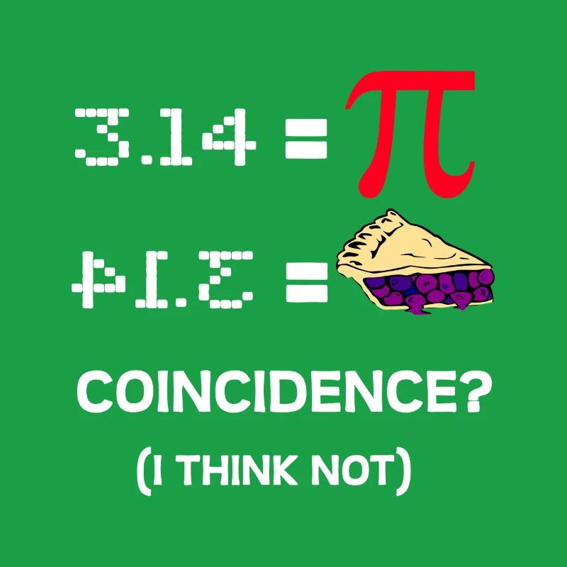 Pi Pie Coincidence Tee