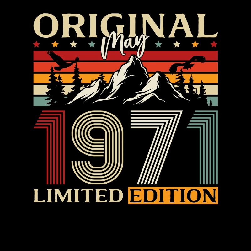55th Birthday Gift Original May 1971