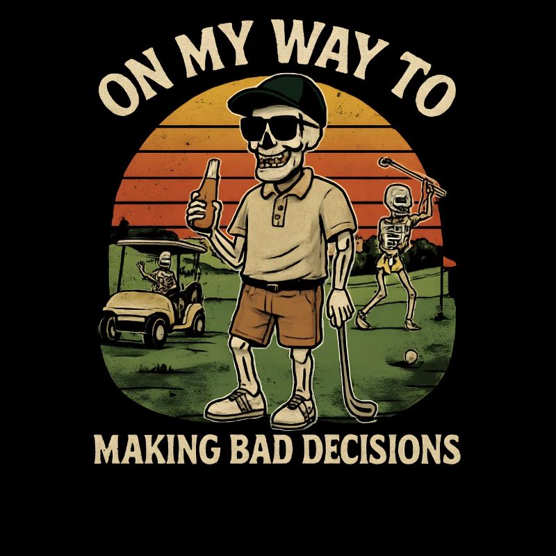 Golf Humor On My Way To Making Bad Decisions