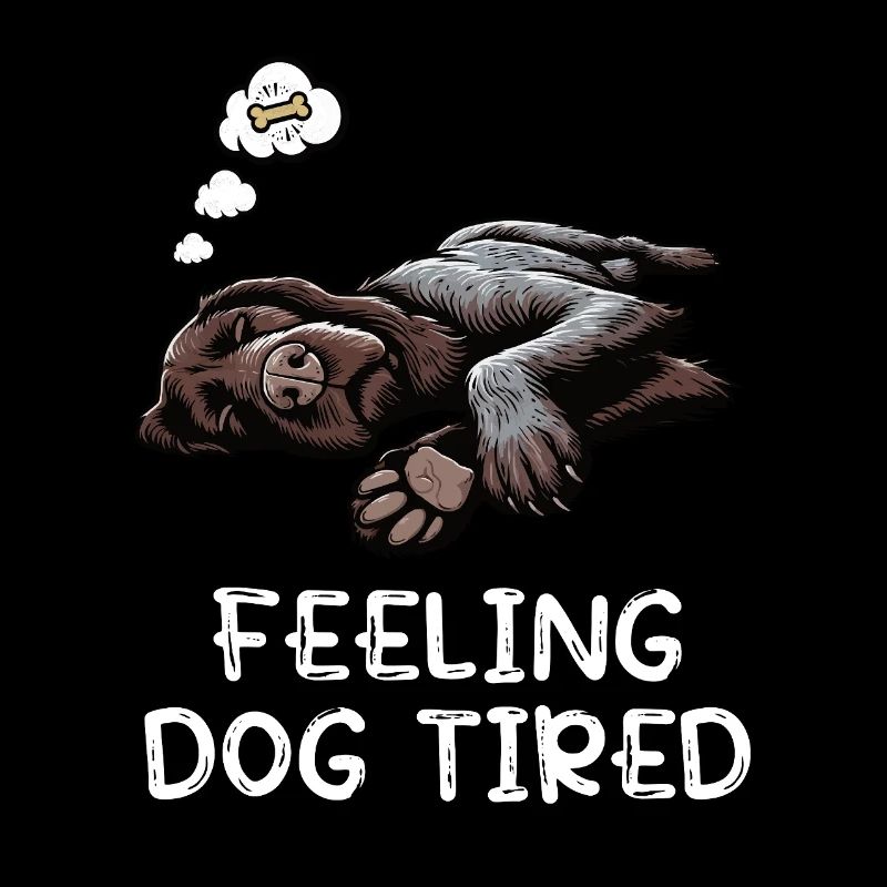 Feeling Dog Tired Deutsch Drahthaar drahthaar hund